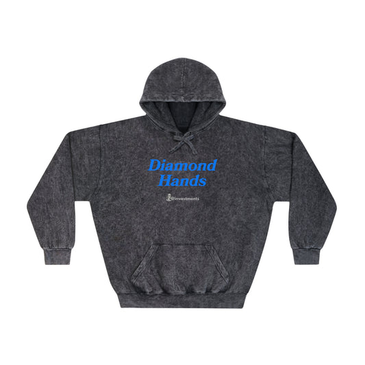 Diamond Hands Mineral Washed Hoodie